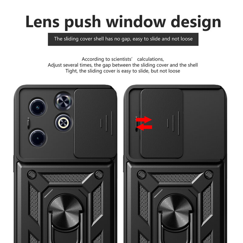 Husa Infinix Smart 8 protectie camera Techsuit CamShield Series, roz