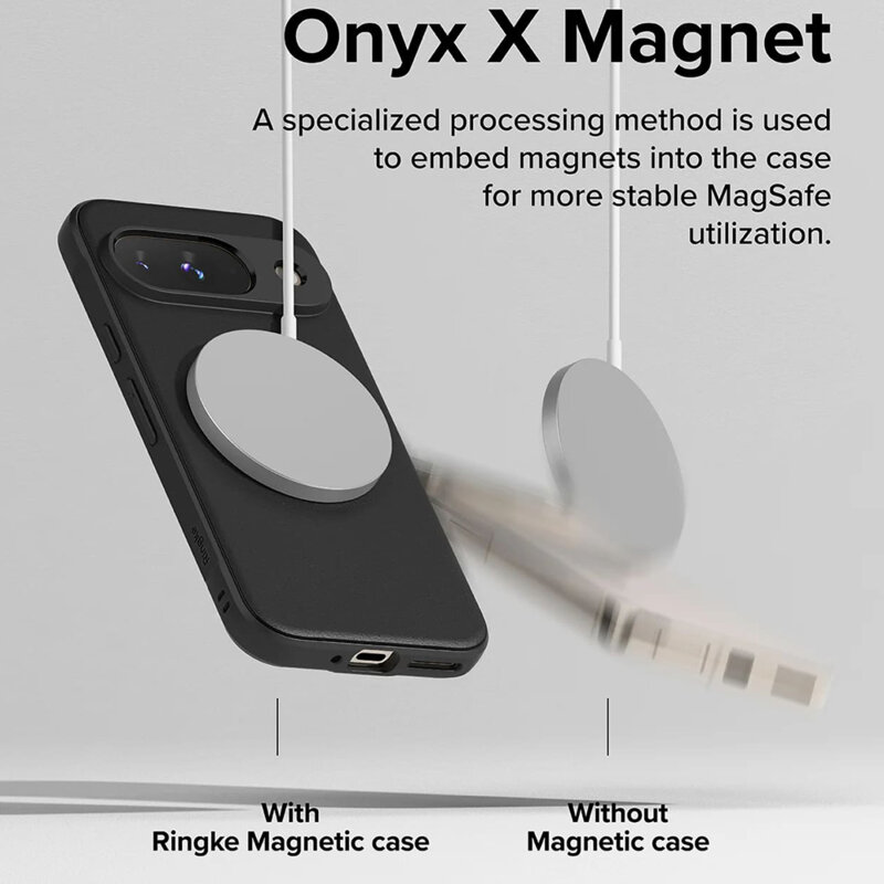 Husa Google Pixel 9 Ringke Onyx MagSafe, negru