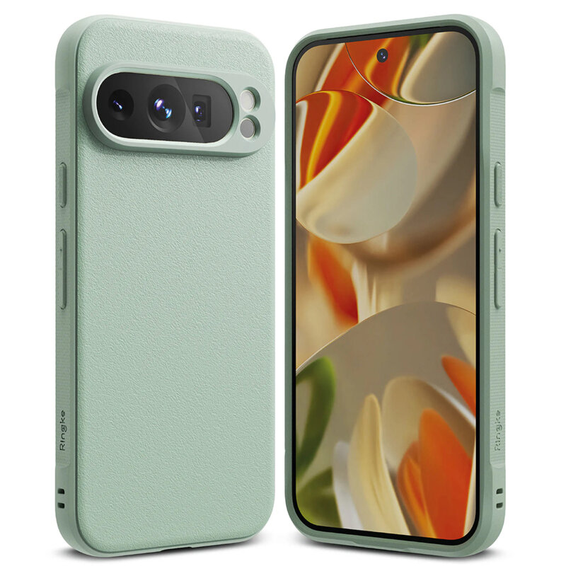 Husa Google Pixel 9 Pro XL Ringke Onyx, verde menta