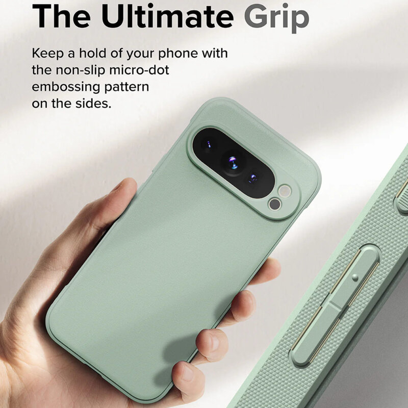 Husa Google Pixel 9 Pro XL Ringke Onyx, verde menta