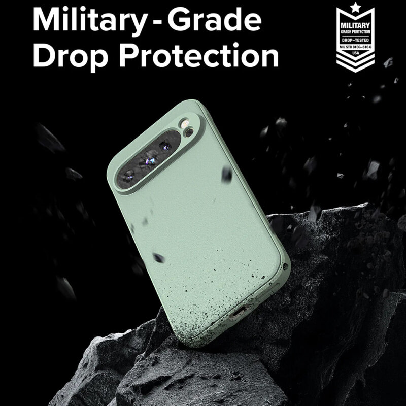 Husa Google Pixel 9 Pro XL Ringke Onyx, verde menta