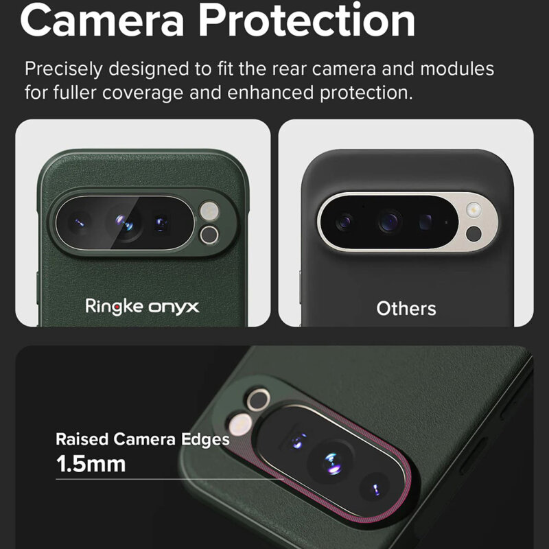 Husa Google Pixel 9 Pro Ringke Onyx MagSafe, verde