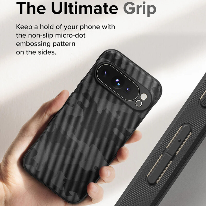 Husa Google Pixel 9 Pro Ringke Onyx Design, camuflaj