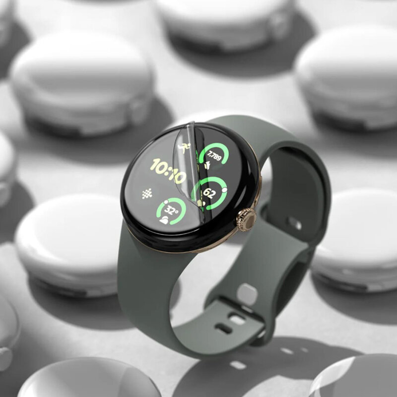 [Pachet 3x] Folie Google Pixel Watch 3 41mm Ringke Dual Easy Film, transparenta