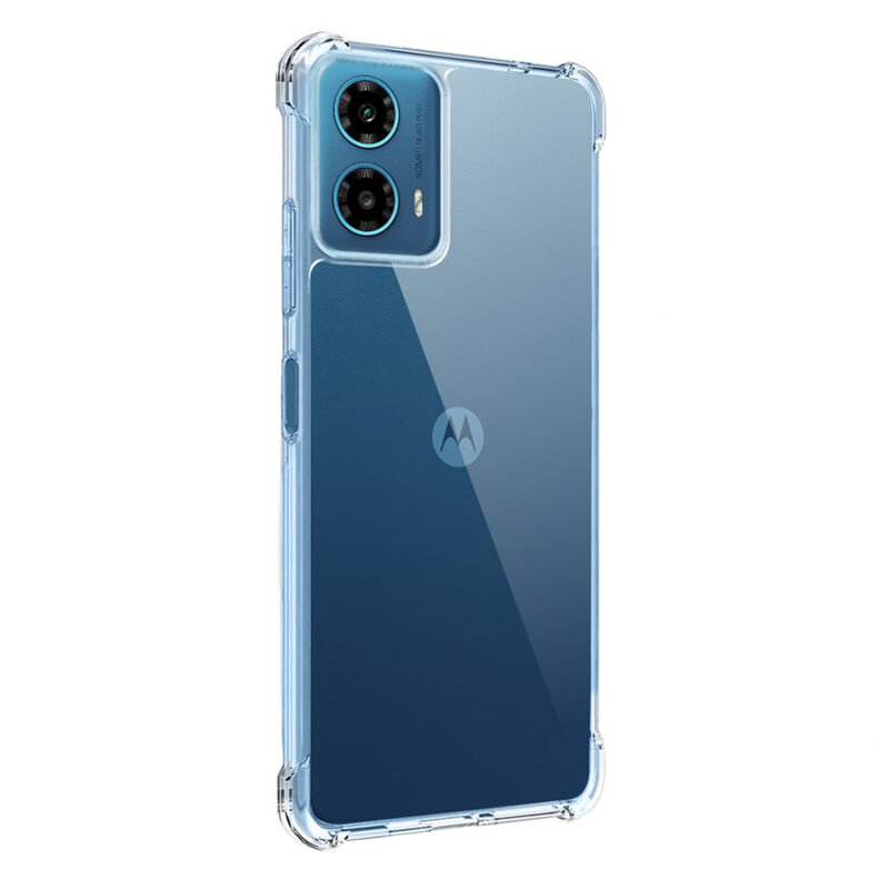 Husa Motorola Moto G45 Techsuit Shockproof Clear Silicone, transparenta