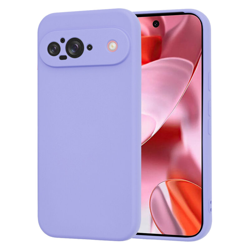 Husa silicon Google Pixel 9 Techsuit SoftFlex, violet