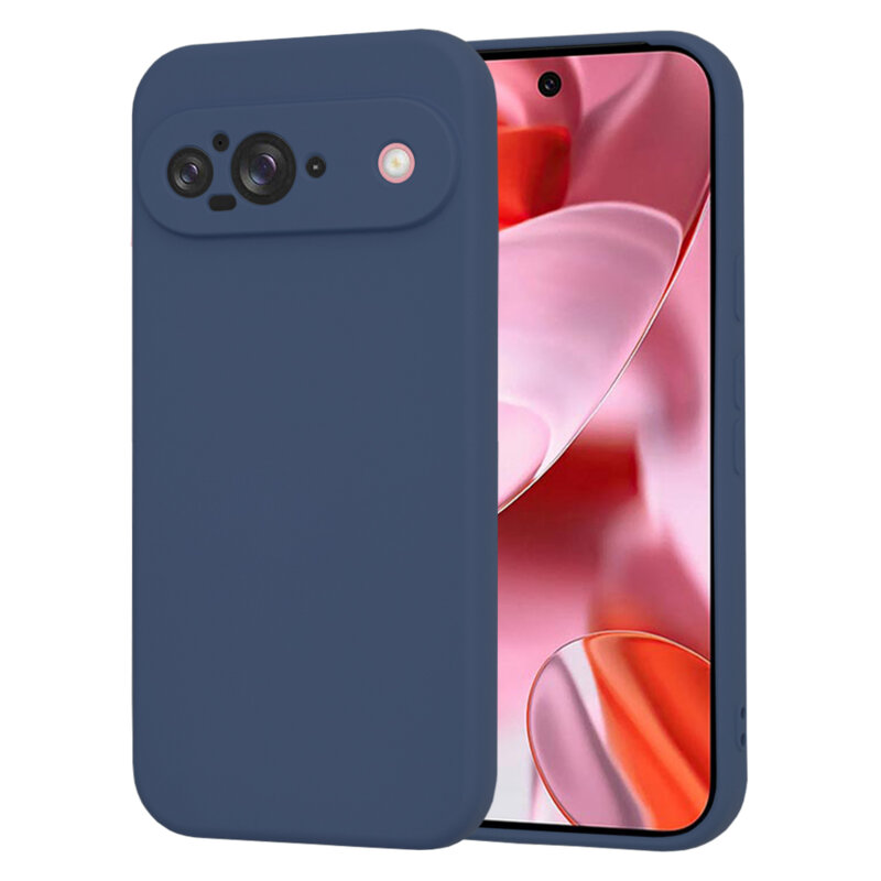 Husa silicon Google Pixel 9 Techsuit SoftFlex, bleumarin