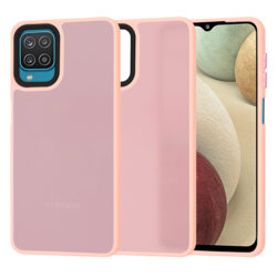 Husa Samsung Galaxy A12 Nacho Techsuit HaloFrost Series, roz