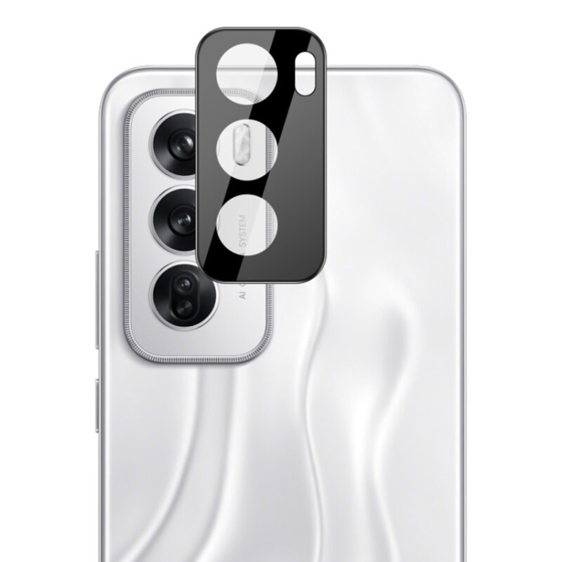 Folie camera Oppo Reno12 Techsuit Full Glass, negru