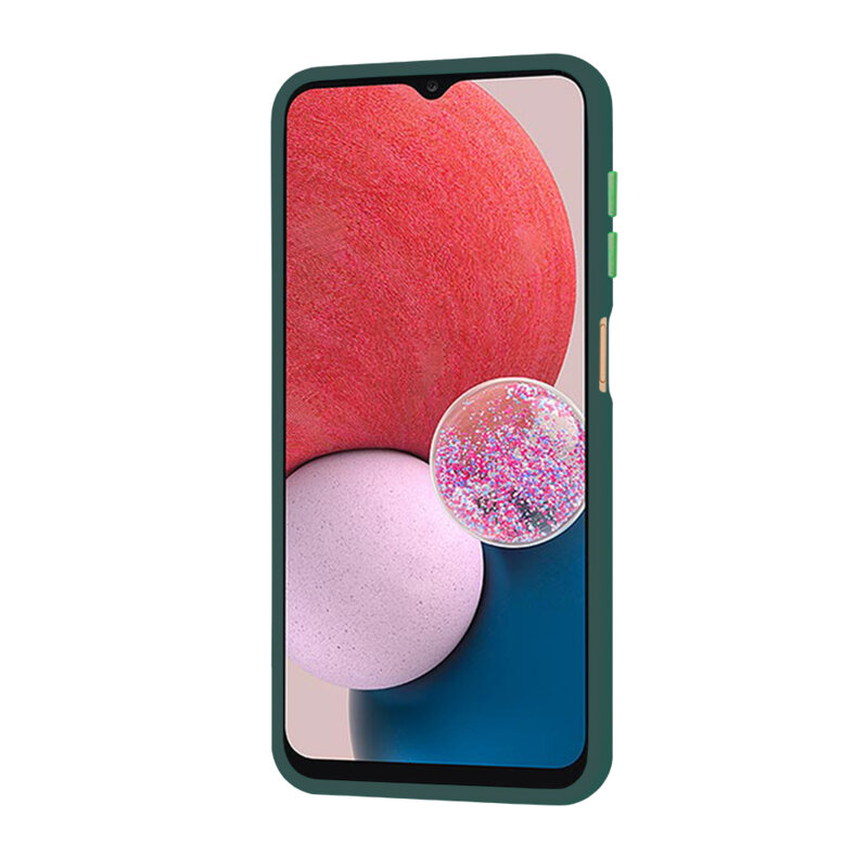 Husa Samsung Galaxy A13 5G Techsuit HaloFrost Series, verde inchis