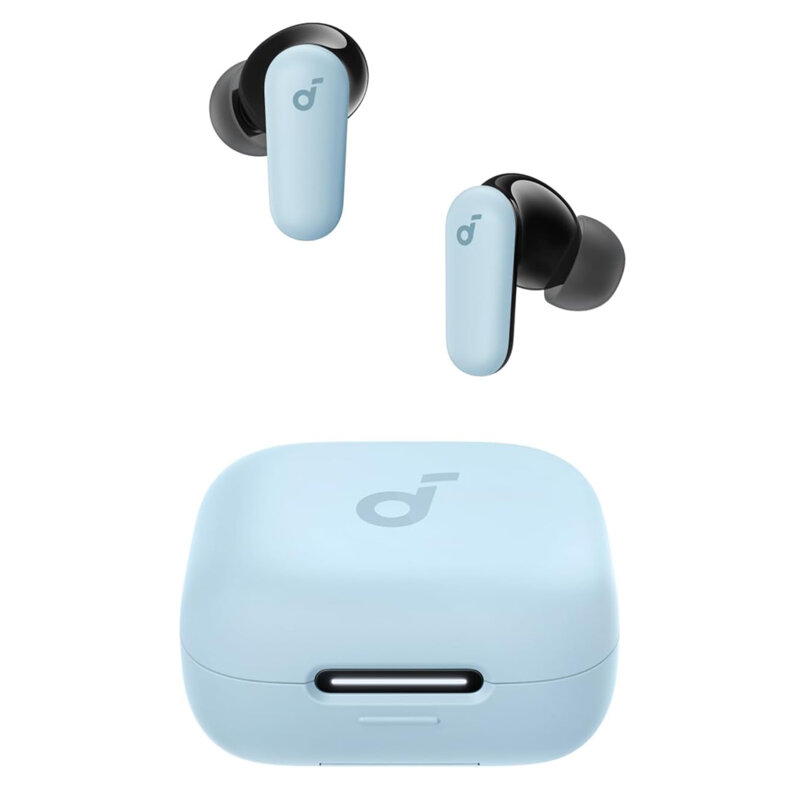Casti Bluetooth TWS, Noise Cancelling Anker SoundCore P30i, albastru