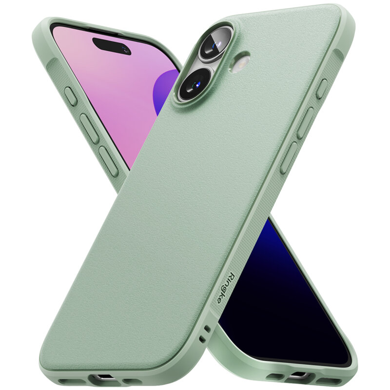 Husa iPhone 16 Plus Ringke Onyx, verde menta