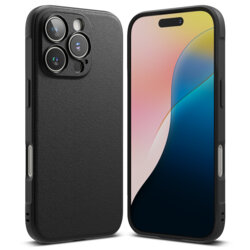 Husa iPhone 16 Pro Ringke Onyx, negru