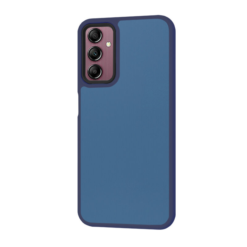Husa Samsung Galaxy A14 4G Techsuit HaloFrost Series, bleumarin