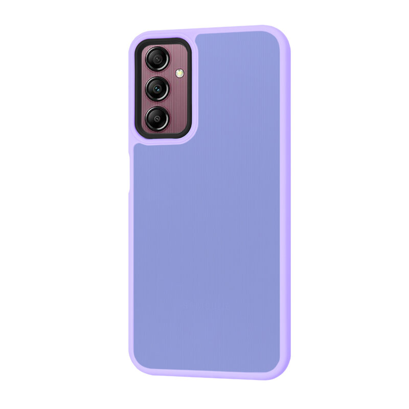 Husa Samsung Galaxy A14 5G Techsuit HaloFrost Series, mov deschis