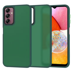 Husa Samsung Galaxy A14 4G Techsuit HaloFrost Series, verde inchis