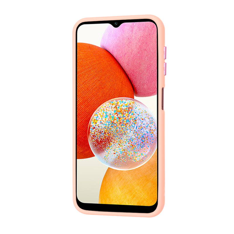 Husa Samsung Galaxy A14 4G Techsuit HaloFrost Series, roz