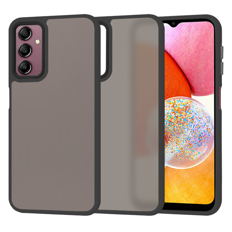 Husa Samsung Galaxy A14 4G Techsuit HaloFrost Series, negru