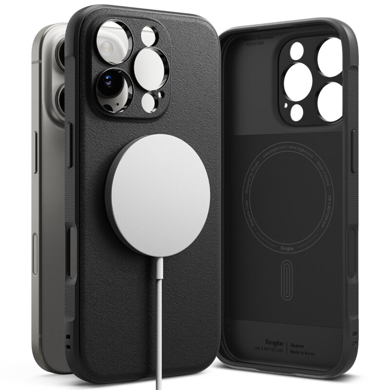 Husa iPhone 16 Pro Max Ringke Onyx MagSafe, negru