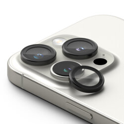 Folie sticla camera iPhone 16 Pro Max Ringke Camera Lens Frame, negru