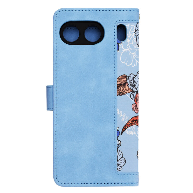 Husa personalizata fete OnePlus Nord 4 Techsuit FlipCraft, bleu