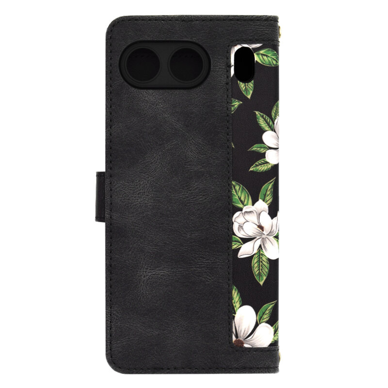 Husa personalizata fete OnePlus Nord 4 Techsuit FlipCraft, negru
