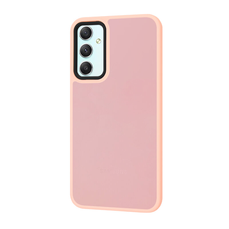 Husa Samsung Galaxy A34 5G Techsuit HaloFrost Series, roz