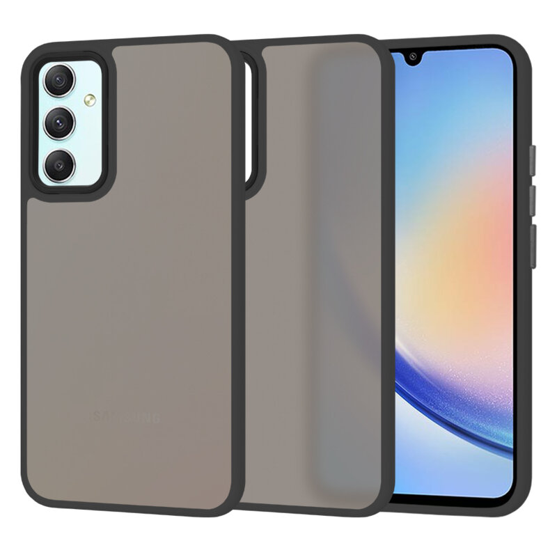 Husa Samsung Galaxy A34 5G Techsuit HaloFrost Series, negru