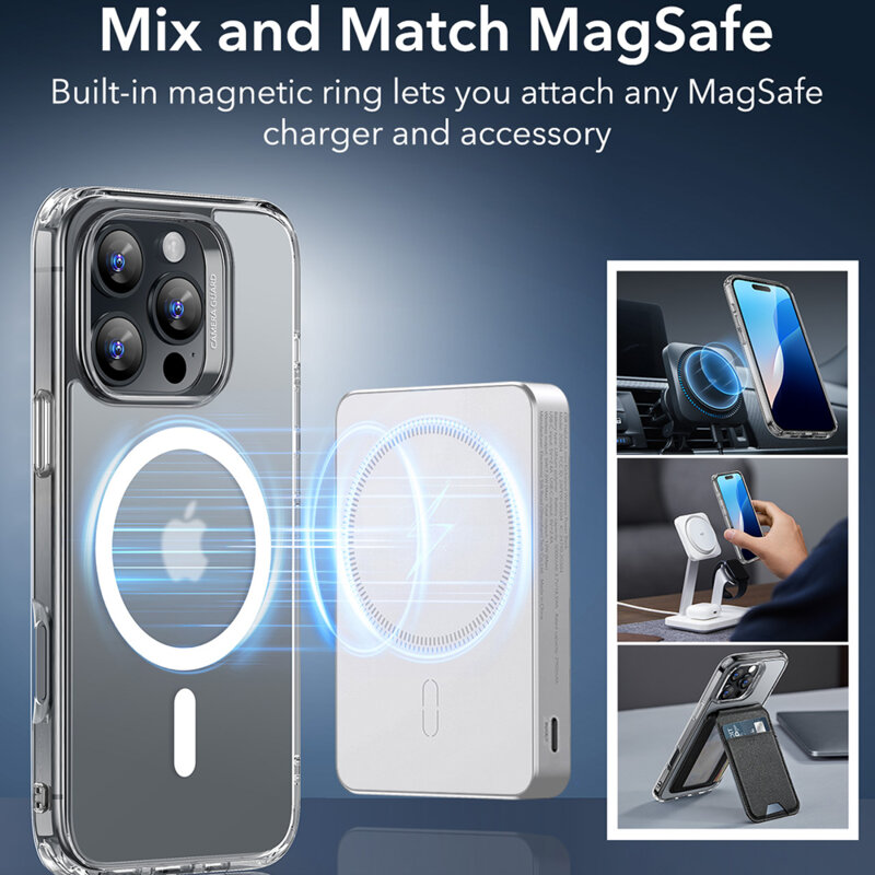 Husa iPhone 16 Pro Max ESR Classic Hybrid HaloLock, mata