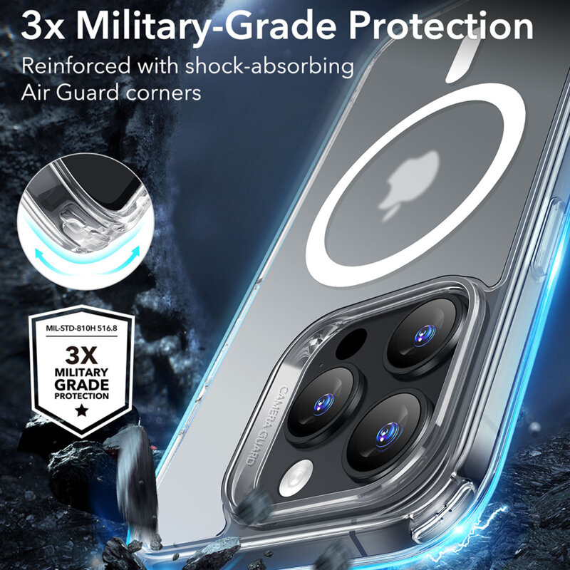 Husa iPhone 16 Pro Max ESR Classic Hybrid HaloLock, mata