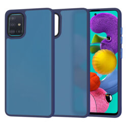 Husa Samsung Galaxy A51 4G Techsuit HaloFrost Series, bleumarin