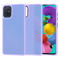 Husa Samsung Galaxy A51 4G Techsuit HaloFrost Series, mov deschis
