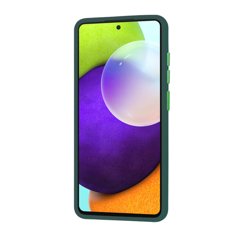 Husa Samsung Galaxy A52 5G Techsuit HaloFrost Series, verde inchis