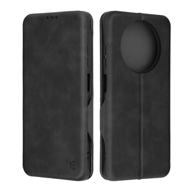 Husa 360° Realme 12x Techsuit Safe Wallet Plus, negru