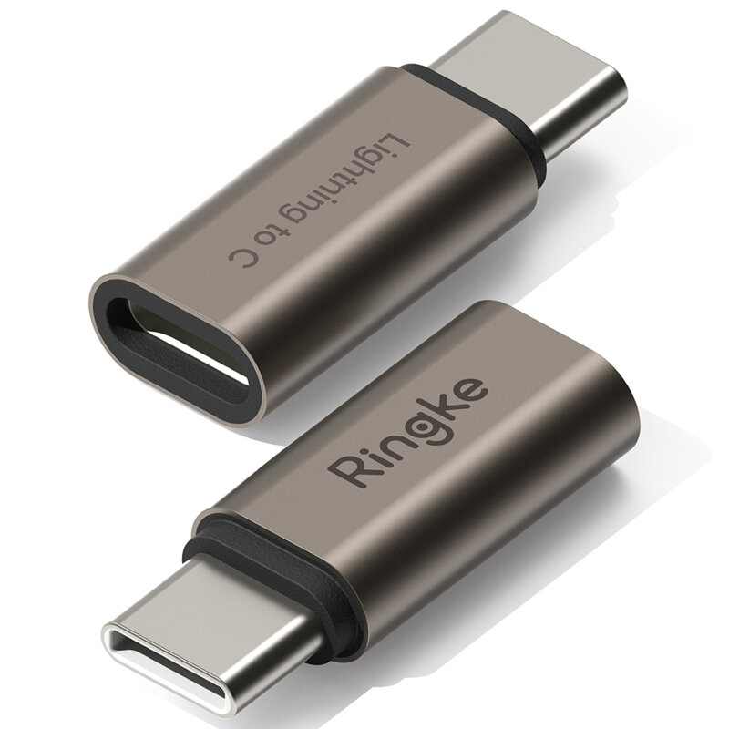 [Pachet 2x] Adaptor OTG Lightning la Type-C Ringke, 480Mbps