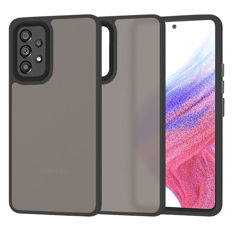 Husa Samsung Galaxy A53 5G Techsuit HaloFrost Series, negru
