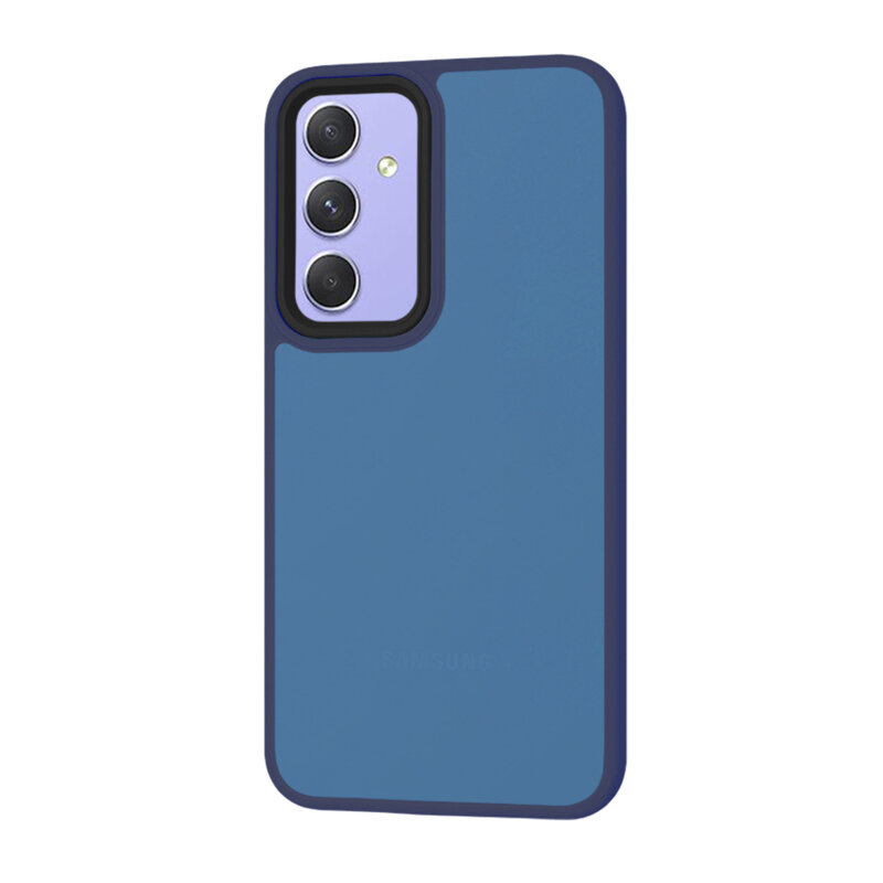 Husa Samsung Galaxy A54 Techsuit HaloFrost Series, bleumarin