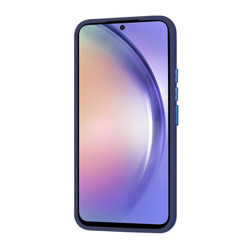 Husa Samsung Galaxy A54 Techsuit HaloFrost Series, bleumarin