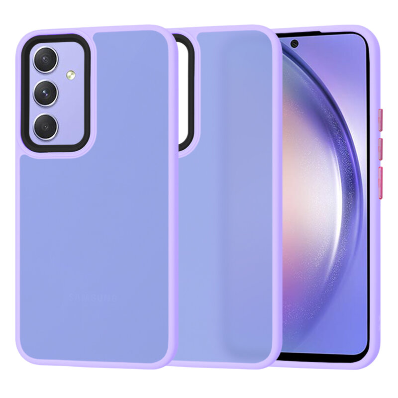 Husa Samsung Galaxy A54 Techsuit HaloFrost Series, mov deschis