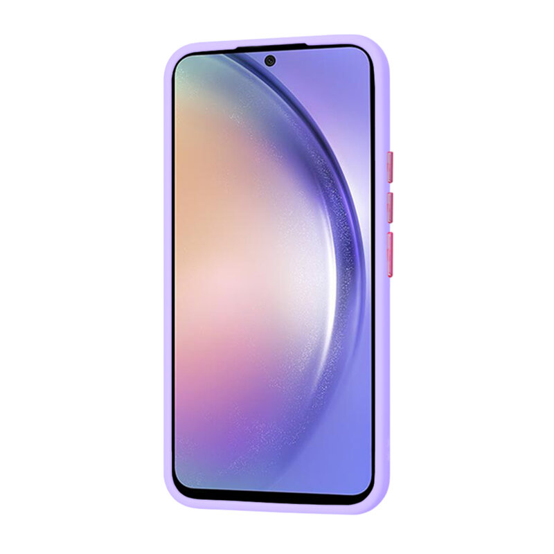 Husa Samsung Galaxy A54 Techsuit HaloFrost Series, mov deschis