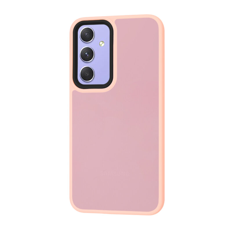 Husa Samsung Galaxy A54 Techsuit HaloFrost Series, roz