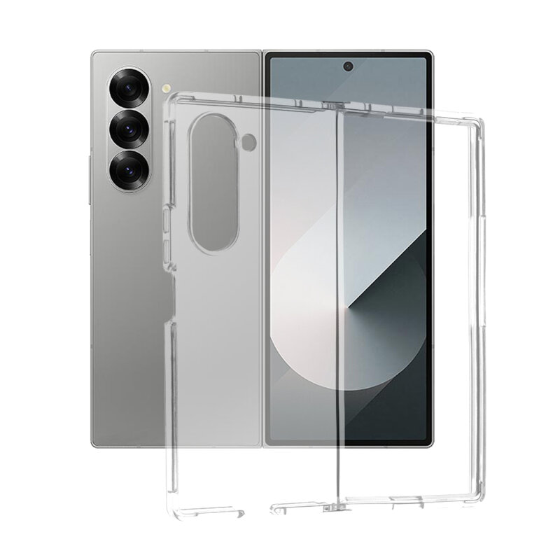 Husa Samsung Galaxy Z Fold6 Techsuit Clear Silicone, transparenta