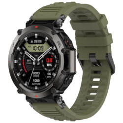 Curea Amazfit T-Rex Ultra Techsuit, verde inchis, W067