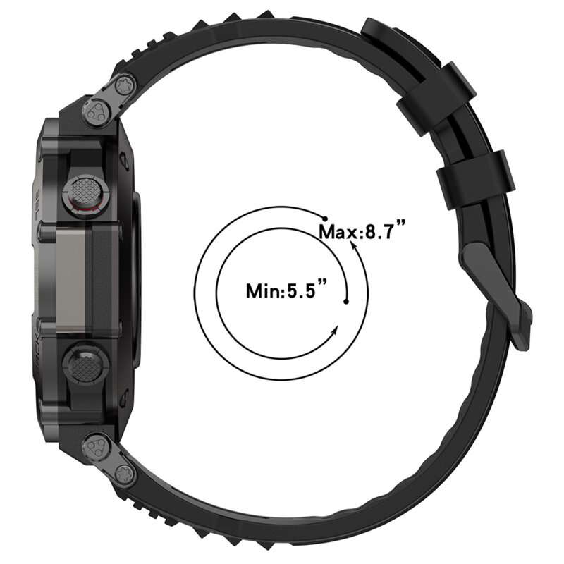 Curea Amazfit T-Rex Ultra Techsuit, verde inchis, W067
