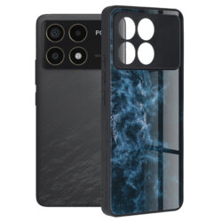 Husa Xiaomi Poco F6 Pro Techsuit Glaze, Blue Nebula