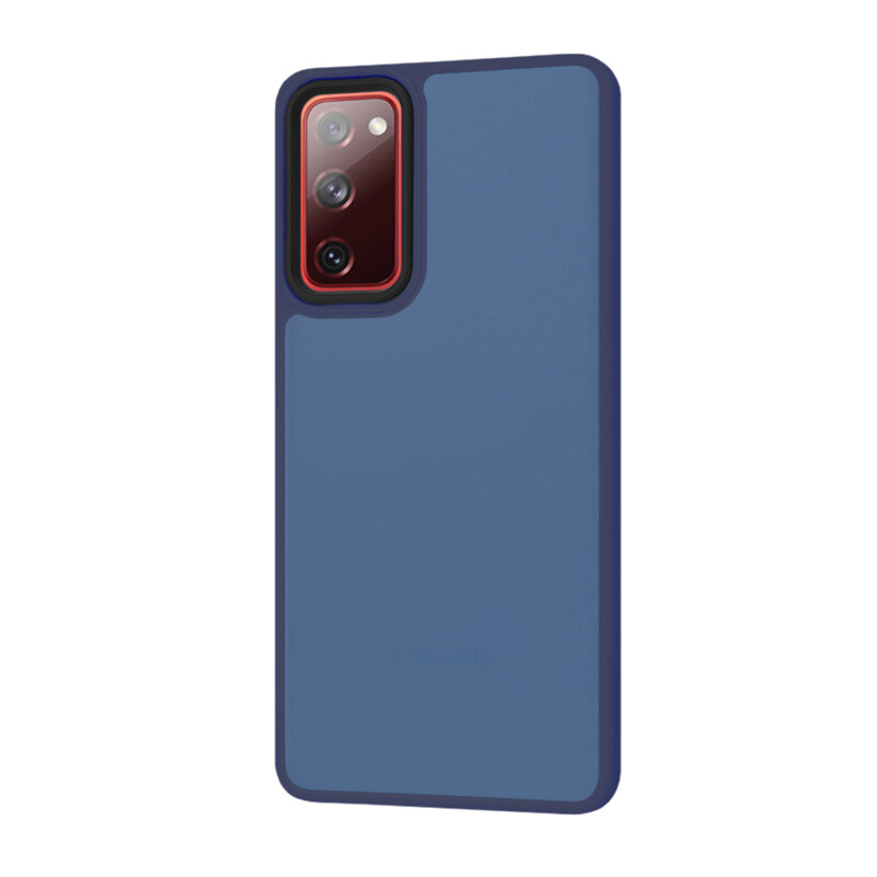 Husa Samsung Galaxy S20 FE 5G Techsuit HaloFrost Series, bleumarin