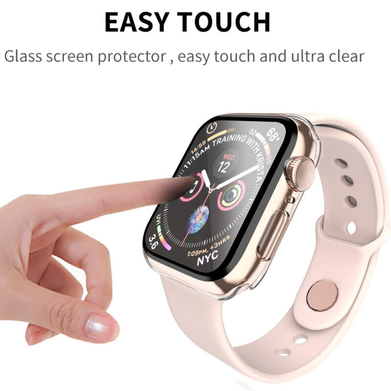 [Pachet 360°] Husa + folie Apple Watch 1 38mm Techsuit Defense, transparenta