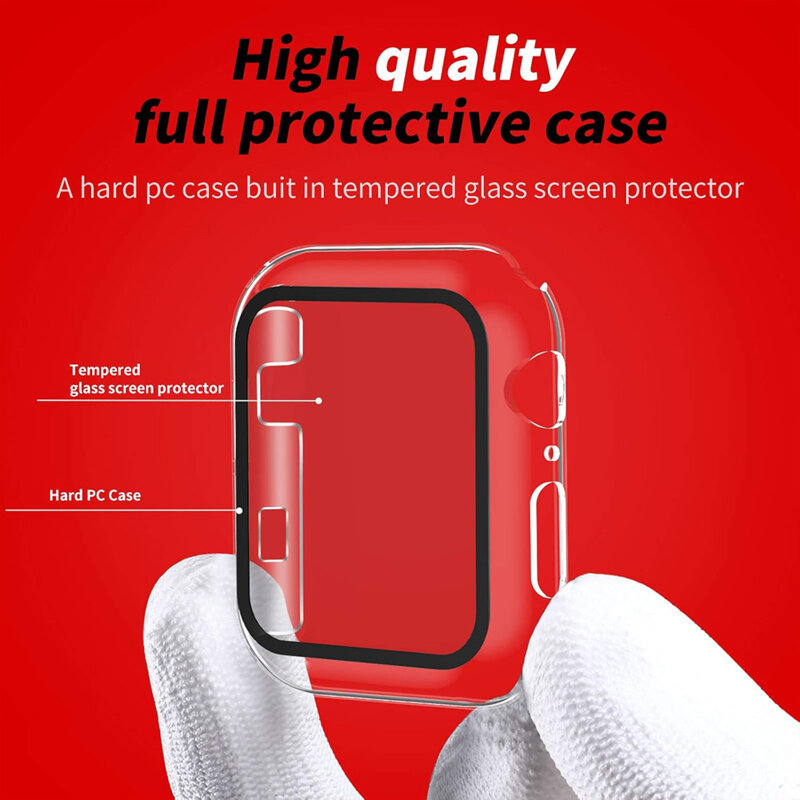 [Pachet 360°] Husa + folie Apple Watch 1 38mm Techsuit Defense, transparenta