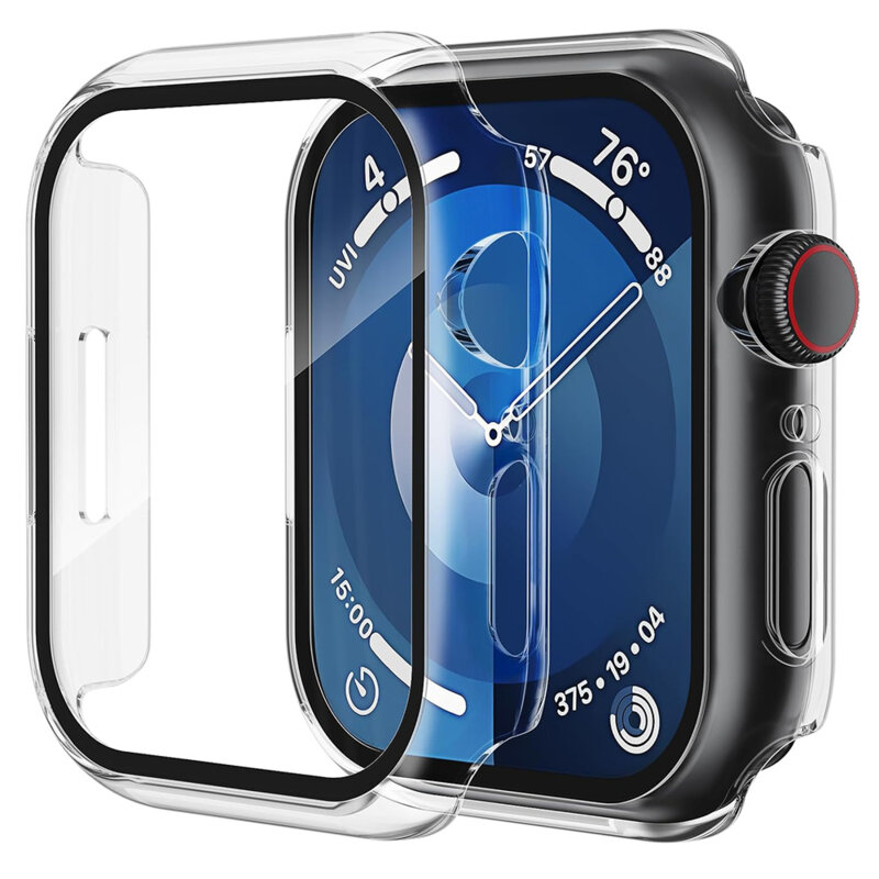 [Pachet 360°] Husa + folie Apple Watch 1 42mm Techsuit Defense, transparenta