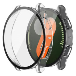 [Pachet 360°] Husa + folie Samsung Galaxy Watch7 40mm Techsuit Defense, transparenta